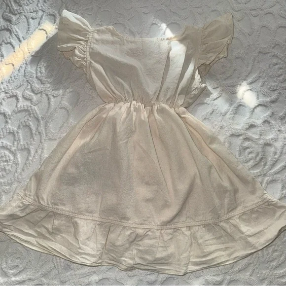 Traditional Mexican Floral Embroidered 100% Dress - Picture 2 of 6